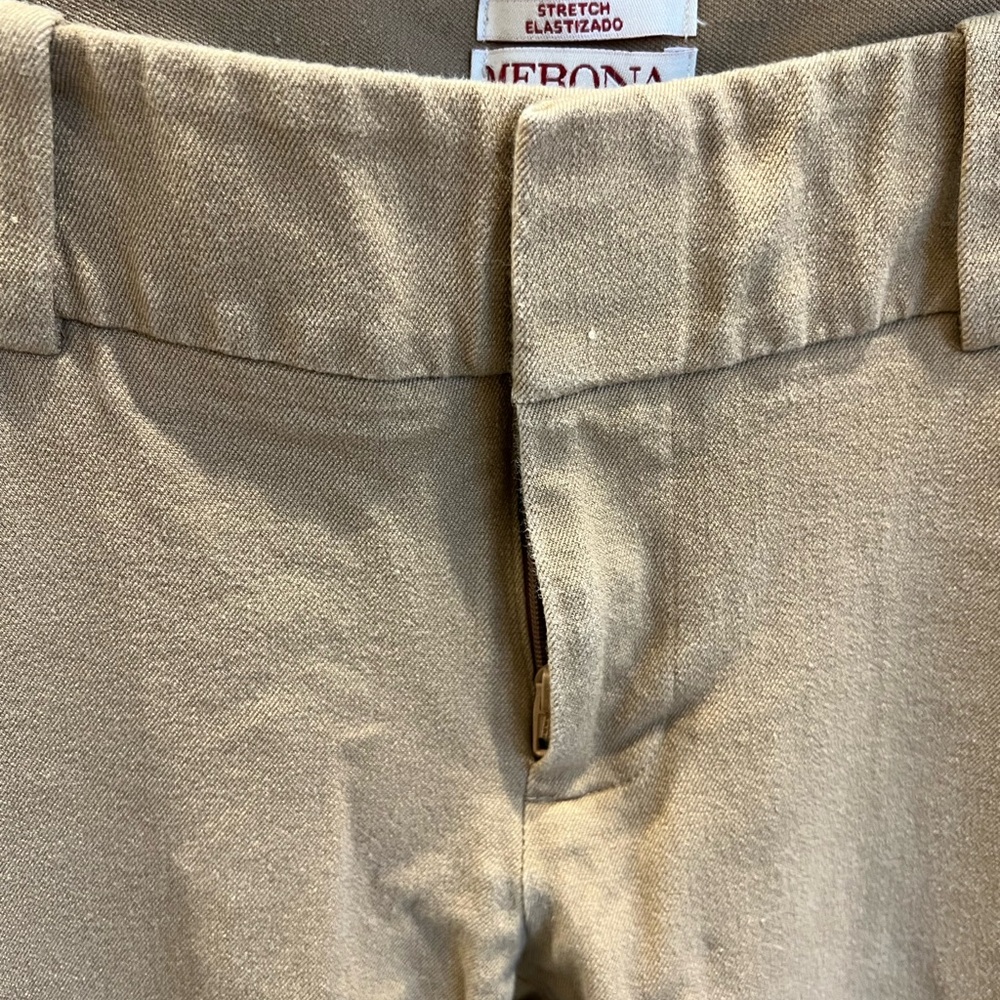Merona Tan Slim Ankle Length Pants - Picture 2 of 12